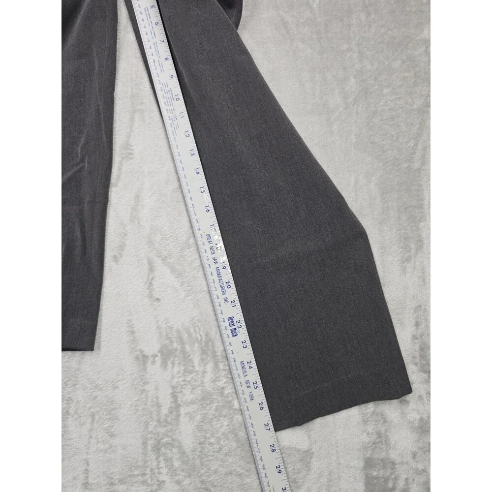 Lauren Ralph Lauren Dress Pants Womens 12P Gray Twill Stretch Work Office